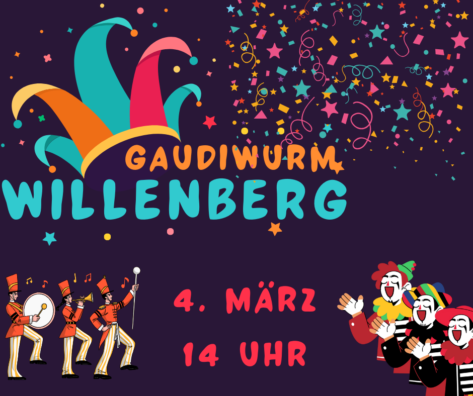Gaudiwurm in Willenreuth