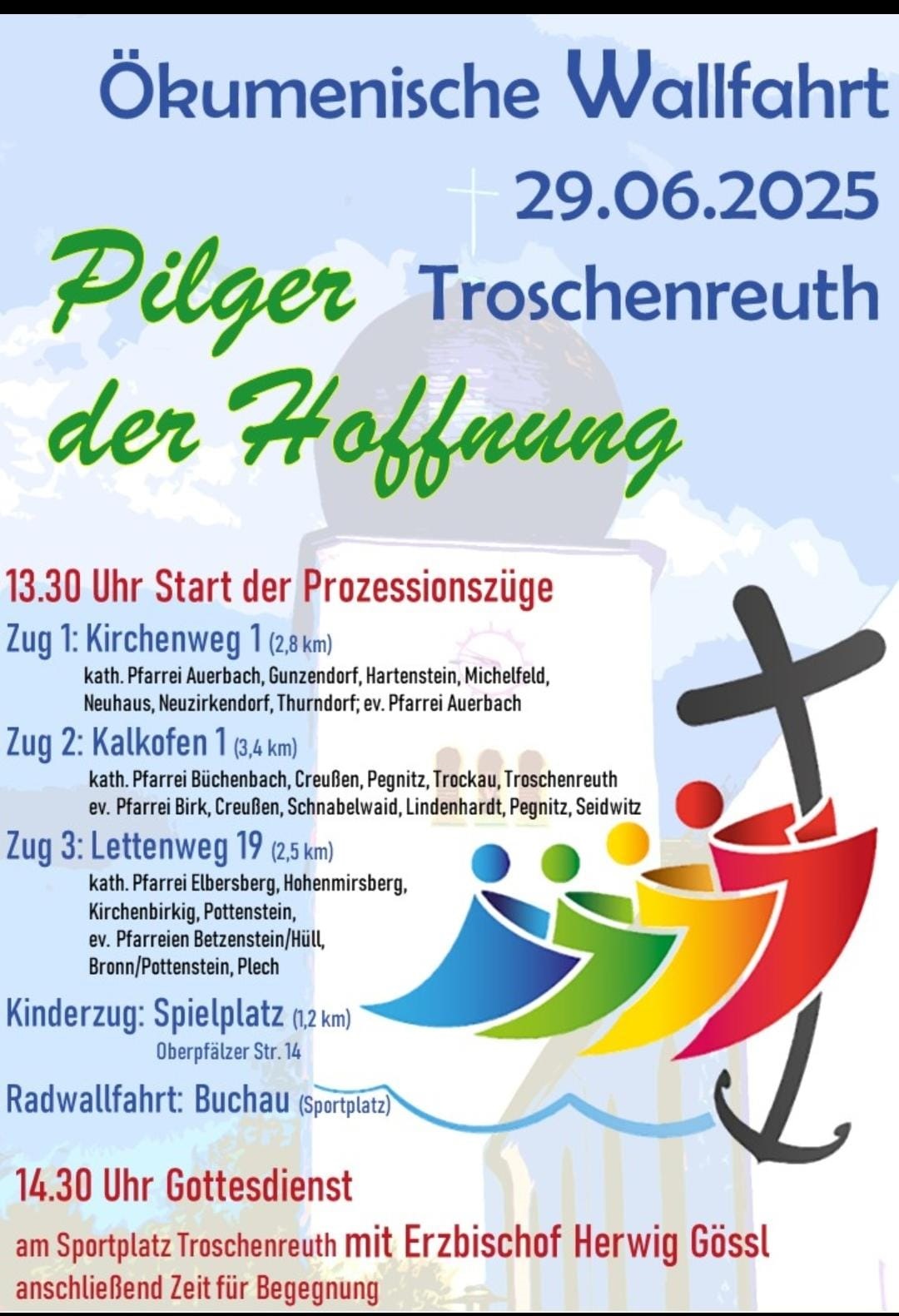 Ökumenische Wallfahrt - Pilger der Hoffnung